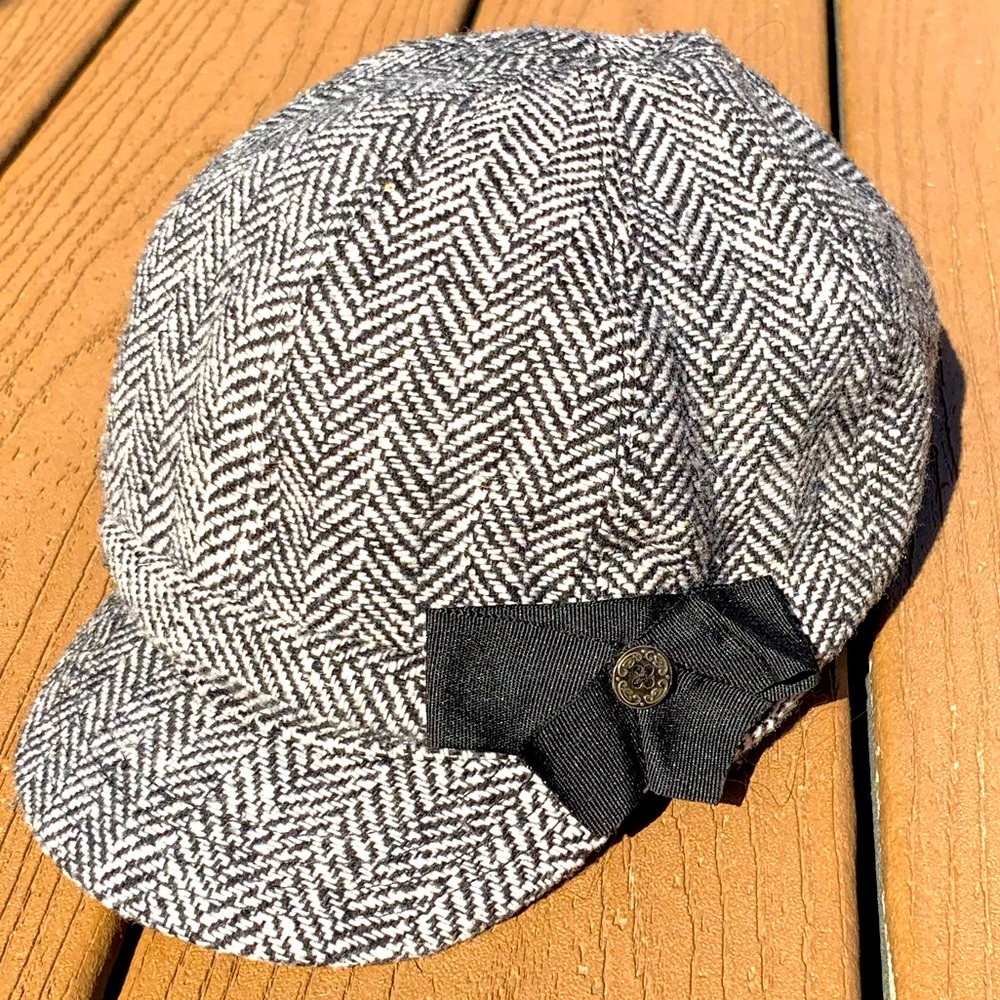 5 FOR $25 TODDLER GIRLS TWEED NEWSBOY PEA CAP HAT